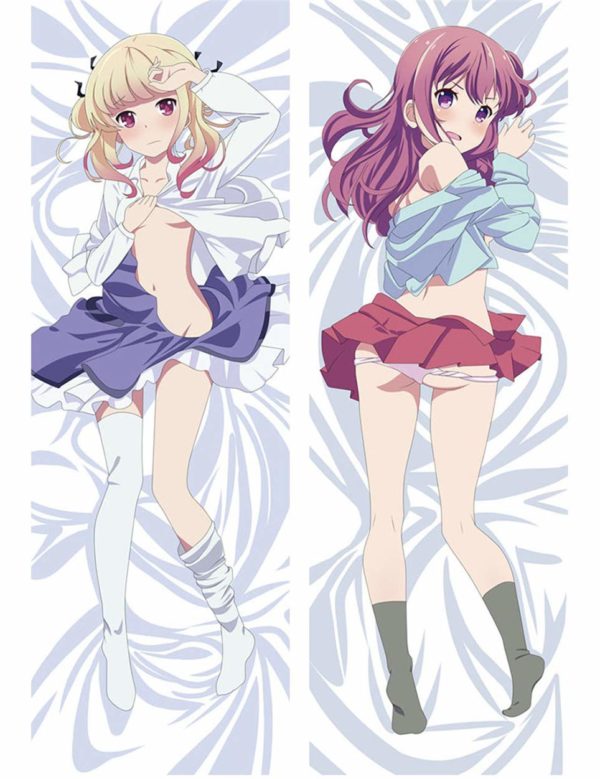 Momoka and Chitose - Girlish Number body pillow