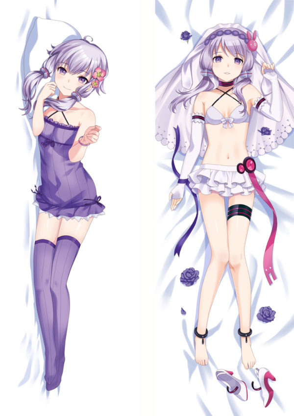 Casemaka.com | Custom Best 160*50cm Authorized 2WT Yuzuki Yukari & Kizuna Akari -VOCALOID Dakimakura Anime Hugging BodyPillow Waifu