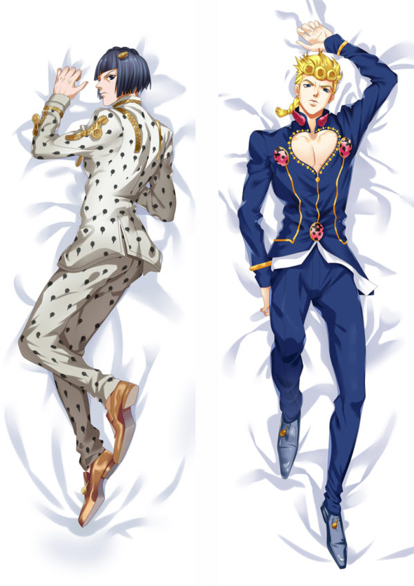 JoJos Bizarre Adventure: Golden Wind hugging body pillow on casemaka dakimakura shop