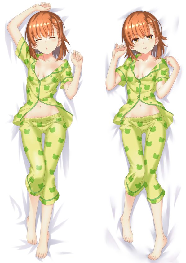 Casemaka.com | Custom Best 160*50cm Authorized 2WT Mikoto Misaka -A Certain Scientific Railgun Dakimakura Anime Hugging BodyPillow Waifu