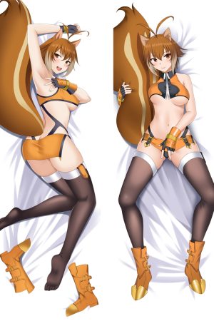 Casemaka.com | Custom Best 160*50cm Authorized 2WT Makoto Nanaya-BlazBlue Dakimakura Anime Hugging BodyPillow Waifu