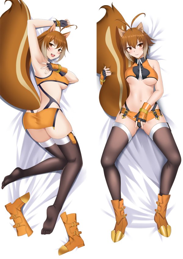 Casemaka.com | Custom Best 160*50cm Authorized 2WT Makoto Nanaya-BlazBlue Dakimakura Anime Hugging BodyPillow Waifu